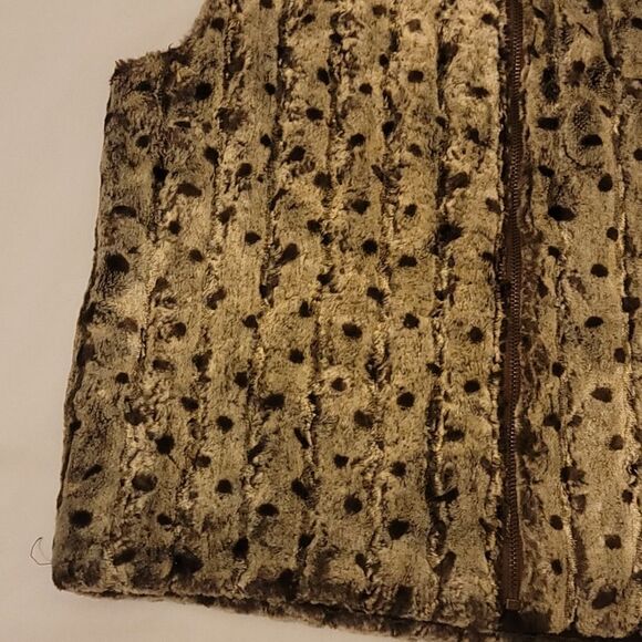 Baxis and Baxis los angeles leopard print vest size medium - Picture 3 of 8